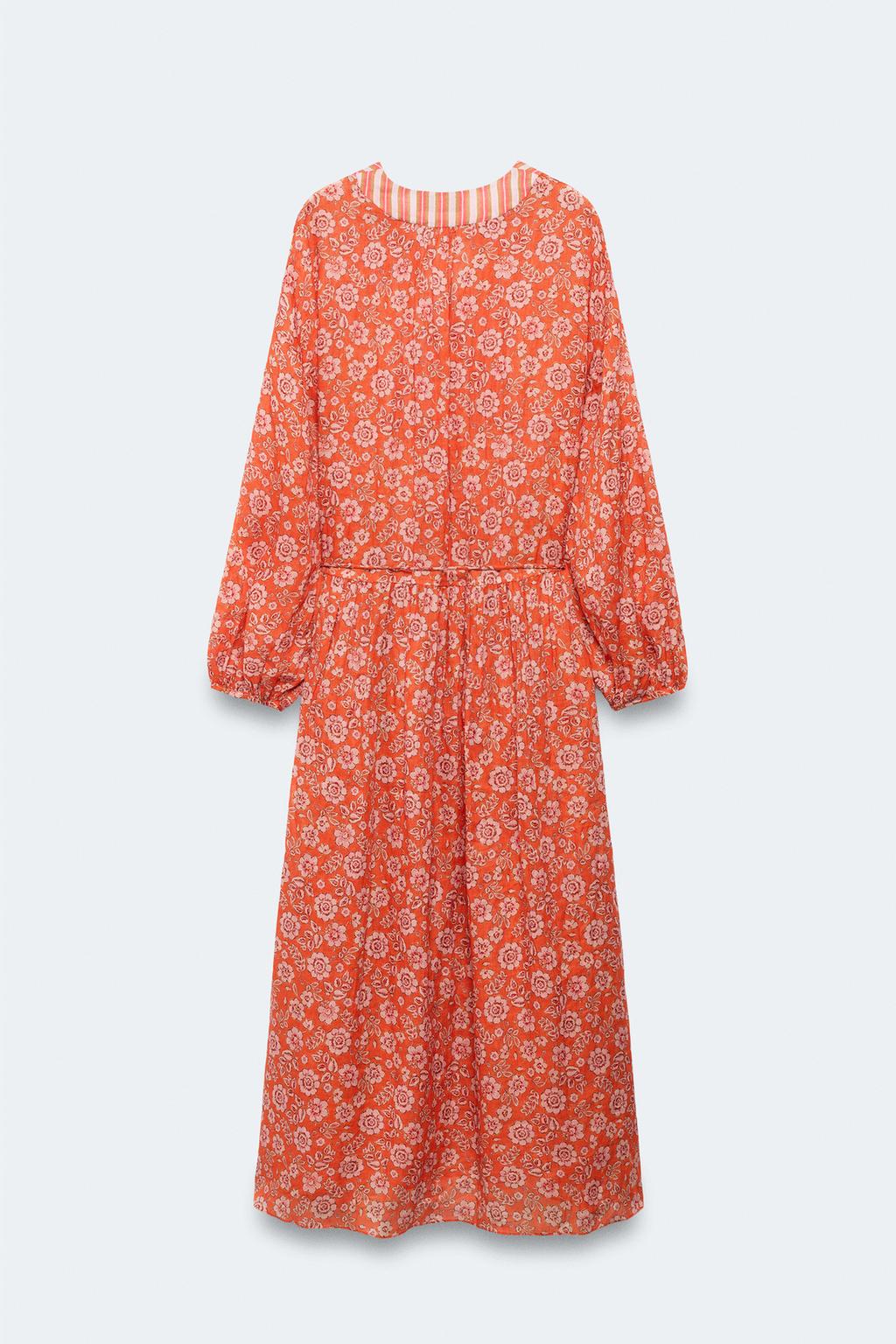 Платье-кафтан limited edition из рами