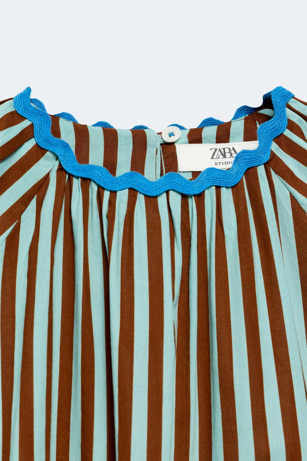 Платье волнистой полосатой limited edition для детей 2-14 лет
