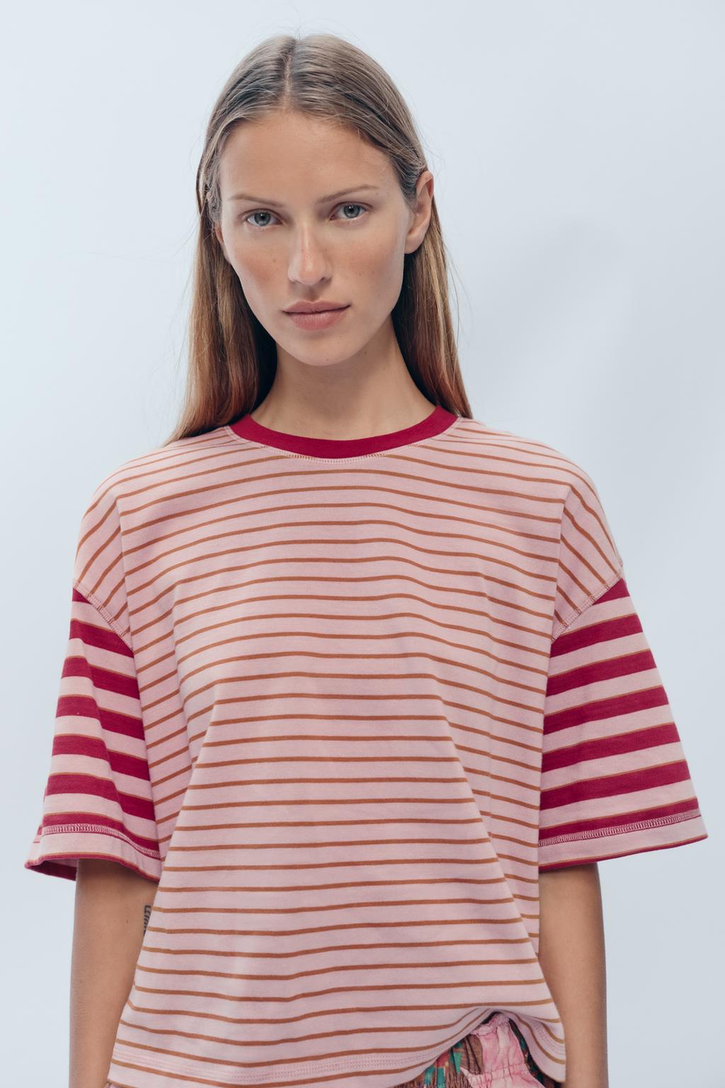 Оверсайз футболка в полоску из ограниченной коллекции