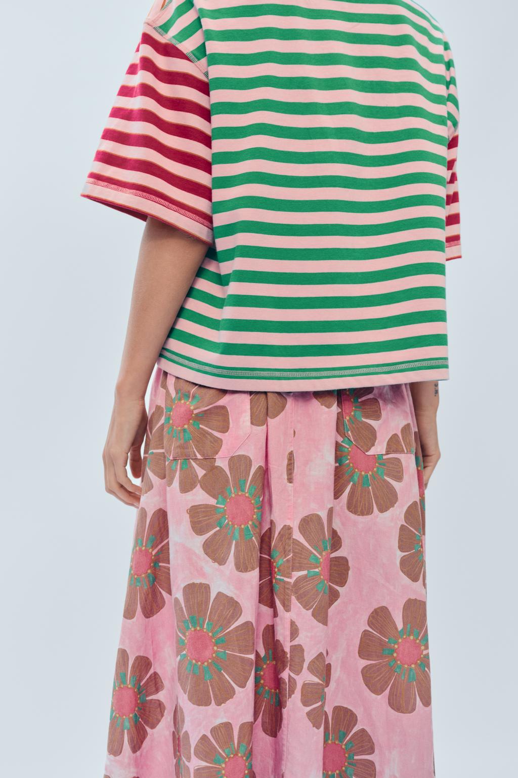 Оверсайз футболка в полоску из ограниченной коллекции