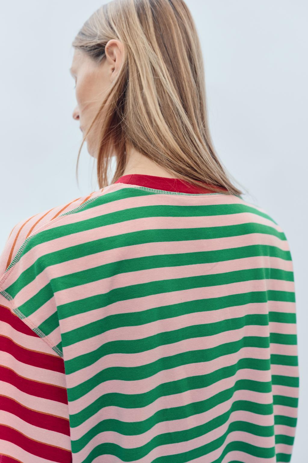 Оверсайз футболка в полоску из ограниченной коллекции