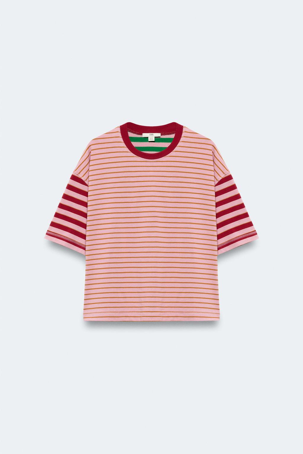 Оверсайз футболка в полоску из ограниченной коллекции