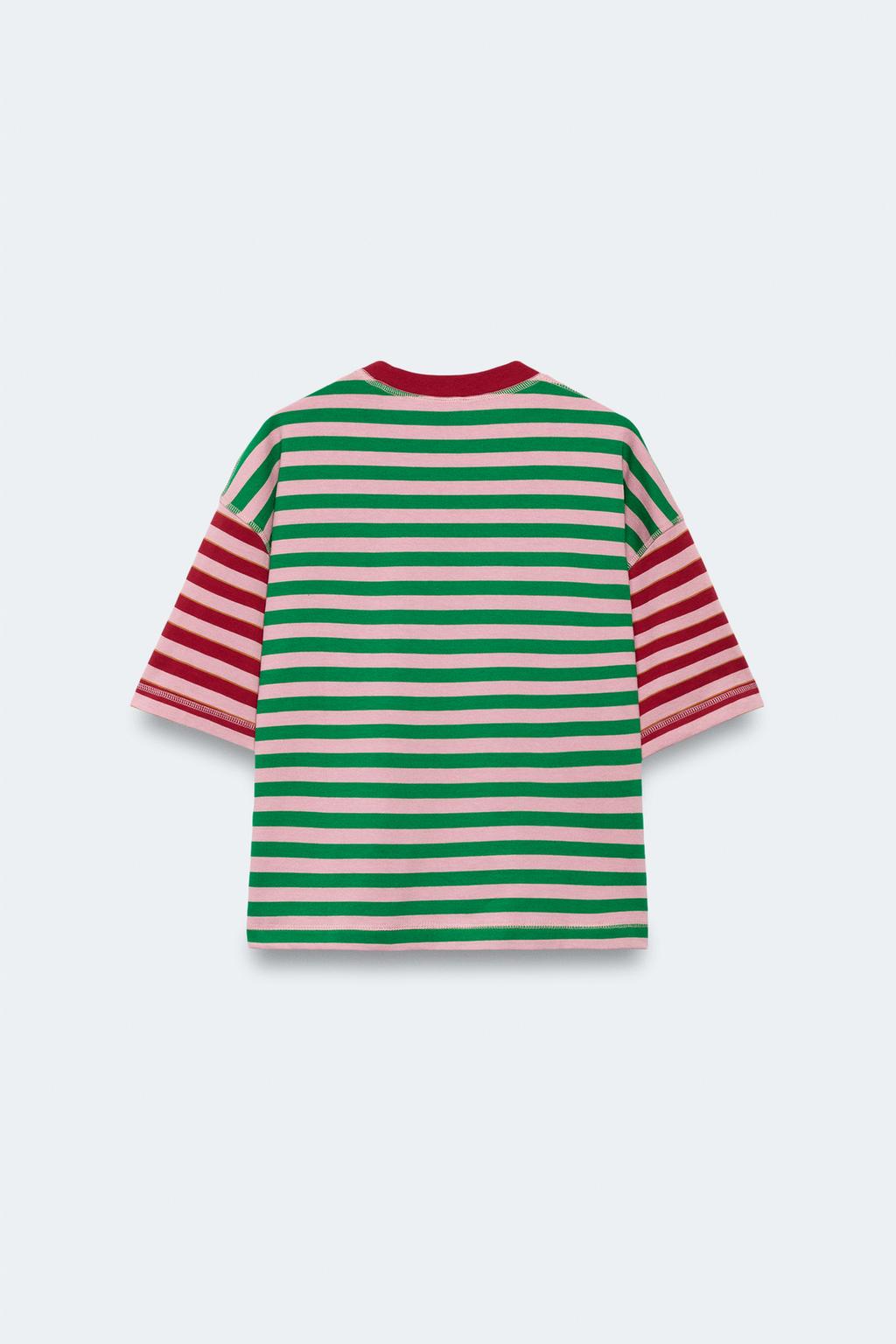 Оверсайз футболка в полоску из ограниченной коллекции