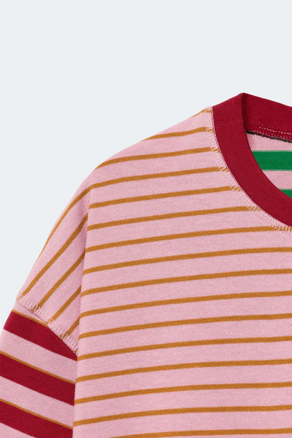 Оверсайз футболка в полоску из ограниченной коллекции