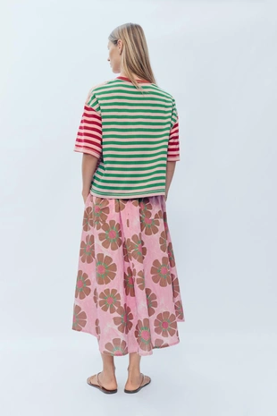 Оверсайз футболка в полоску из ограниченной коллекции- Заказать в России