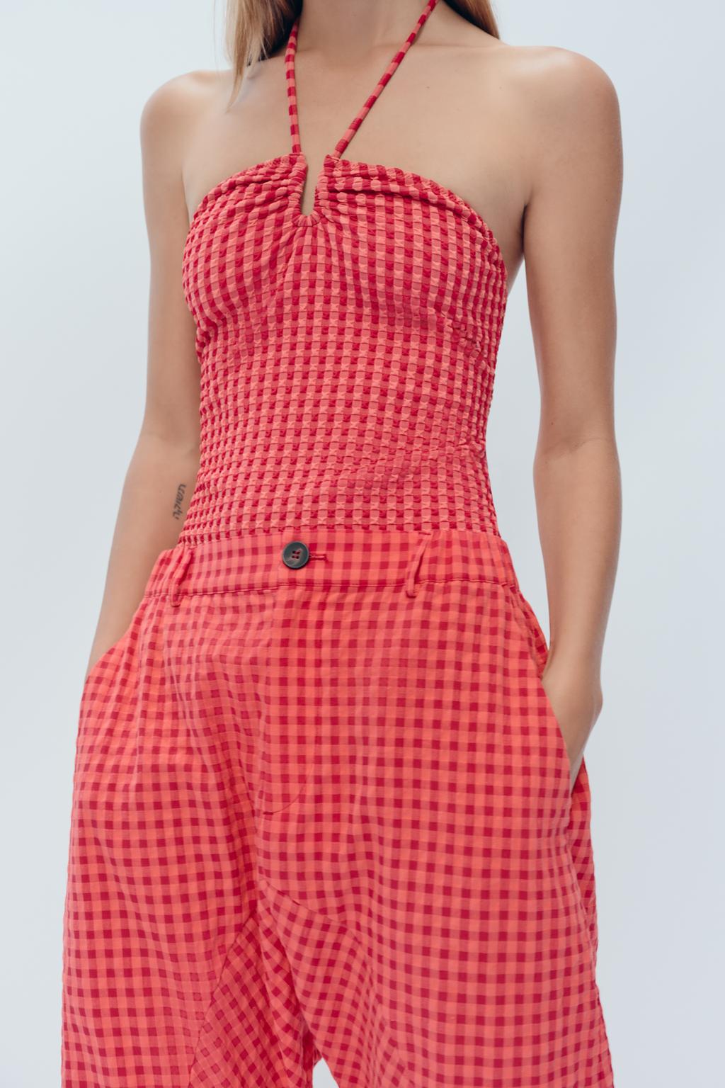 Брюки в клетку limited edition carrot fit