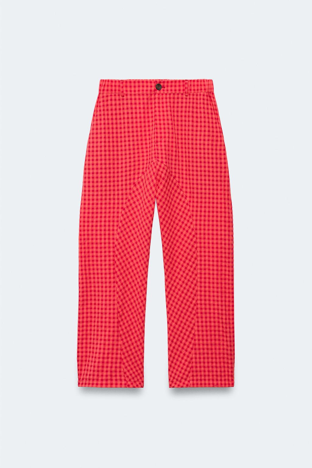 Брюки в клетку limited edition carrot fit