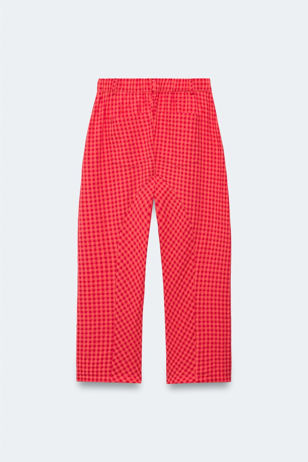 Брюки в клетку limited edition carrot fit