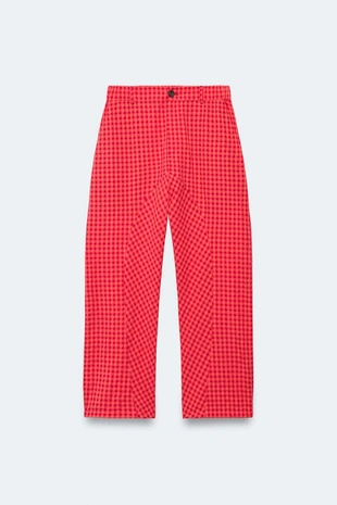 Брюки в клетку limited edition carrot fit- Заказать в России