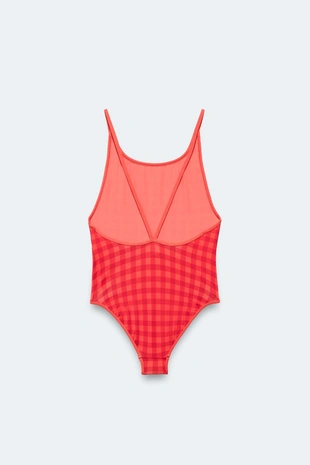 Купальник клетчатый лимитированной коллекции для 2-14 лет- Заказать в России