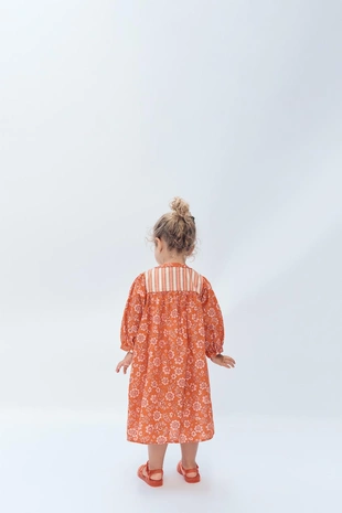 Платье-кафтан с цветочным узором, лимитированная коллекция 2-14 лет- Заказать в России