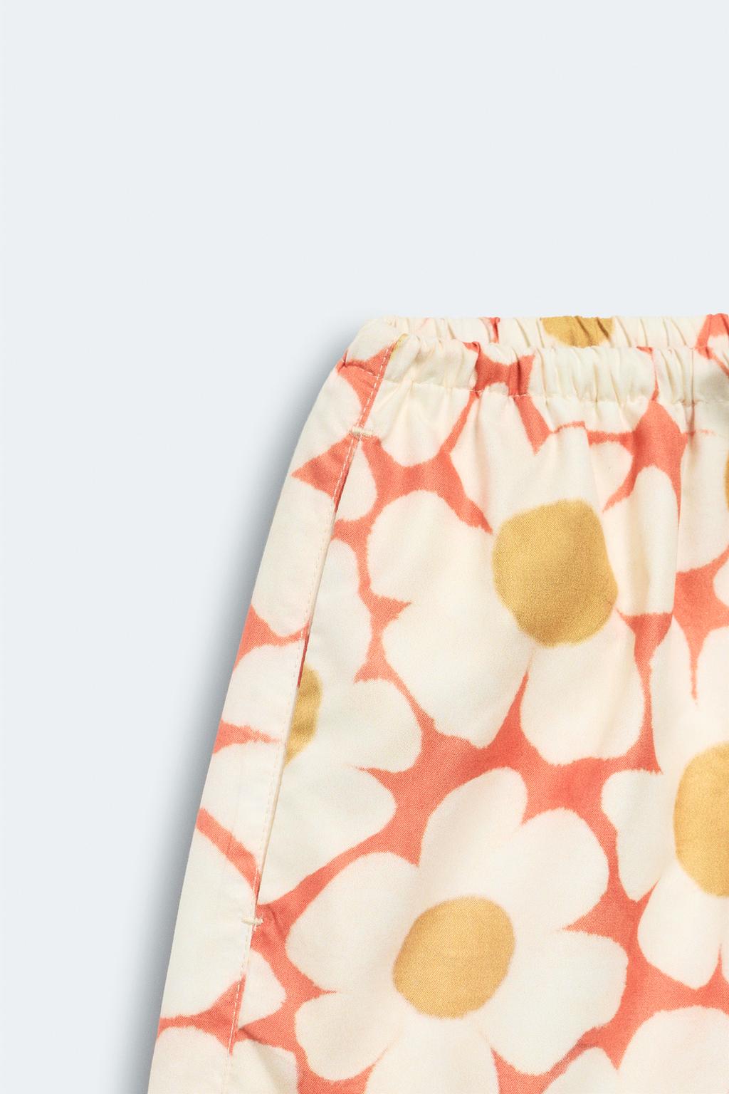 Плавки limited edition с цветочным узором 2-14 лет