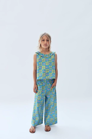 Майка с цветочным принтом лимитированной коллекции 2-14 лет- Заказать в России