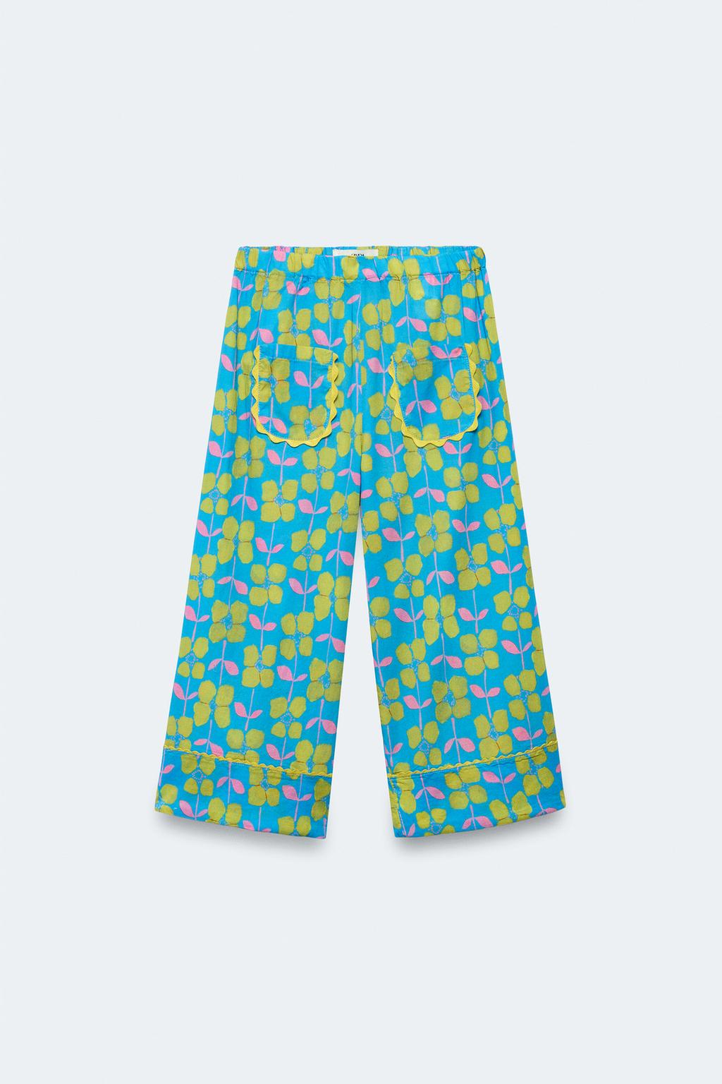 Кюлоты с цветочным принтом, лимитированное издание (2-14 лет)