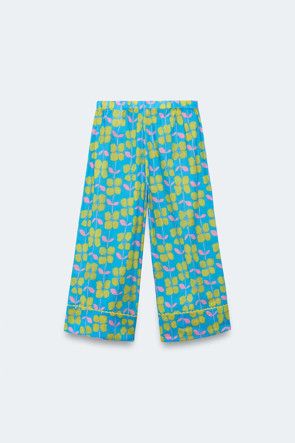 Кюлоты с цветочным принтом, лимитированное издание (2-14 лет)