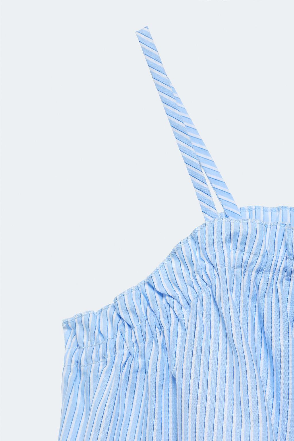 Топ с полосатыми оборками, ограниченное издание, 2-14 лет