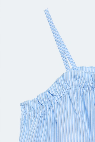 Топ с полосатыми оборками, ограниченное издание, 2-14 лет- Заказать в России