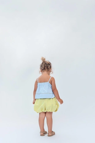 Топ с полосатыми оборками, ограниченное издание, 2-14 лет- Заказать в России