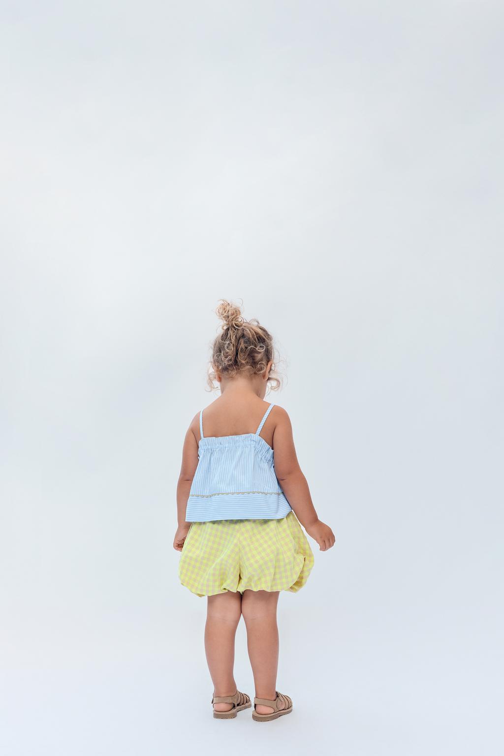 Шорты-саруэль в клетку (2-14 лет/ лимитированная коллекция)