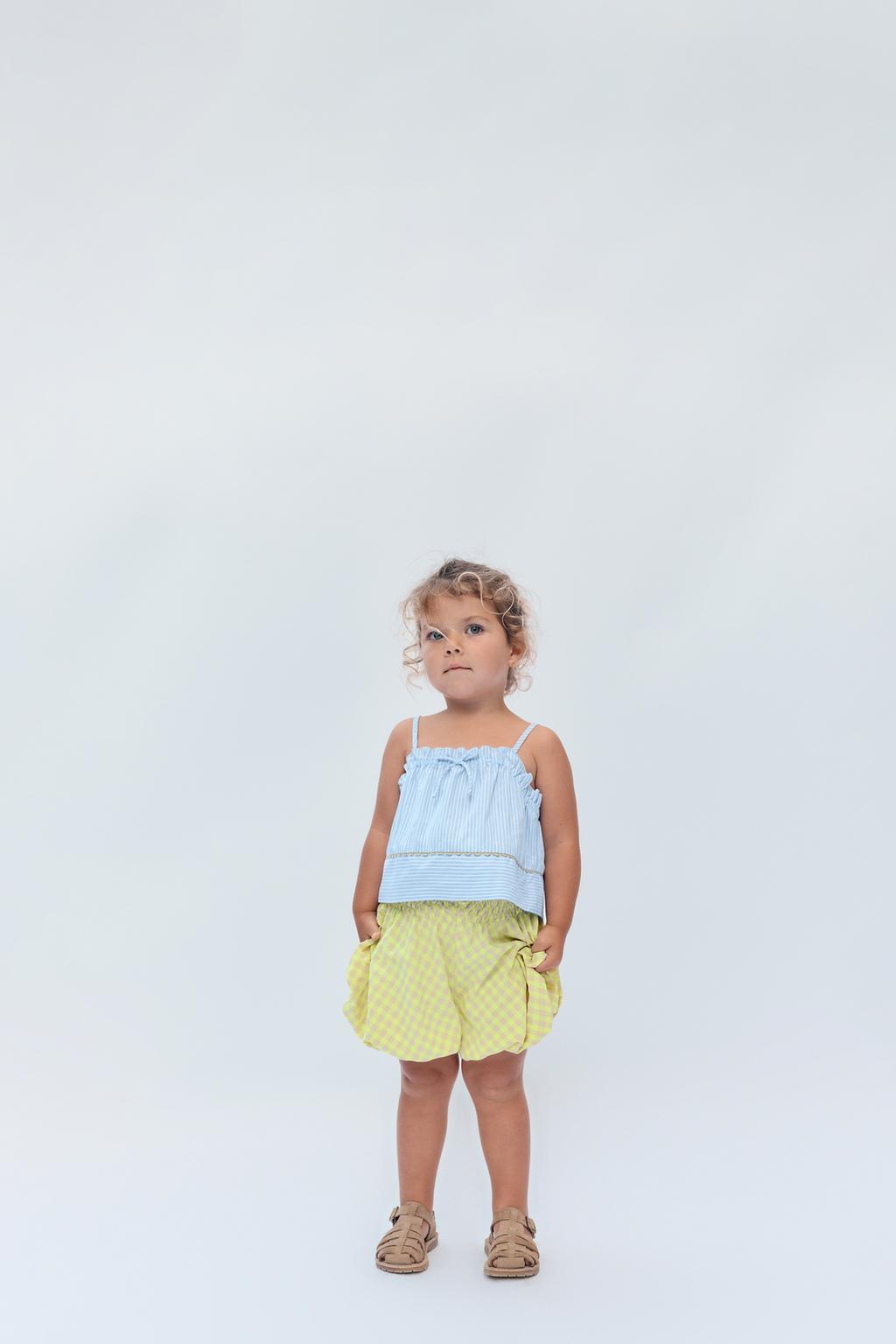 Шорты-саруэль в клетку (2-14 лет/ лимитированная коллекция)