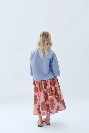 Миди-юбка limited edition с цветочным принтом для девочек 6-14 лет- Заказать в России