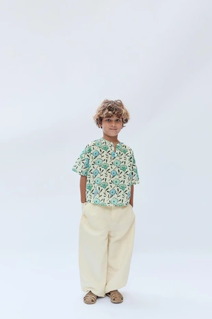 2-14 лет / брюки-саруэль из хлопка и льна limited edition- Заказать в России