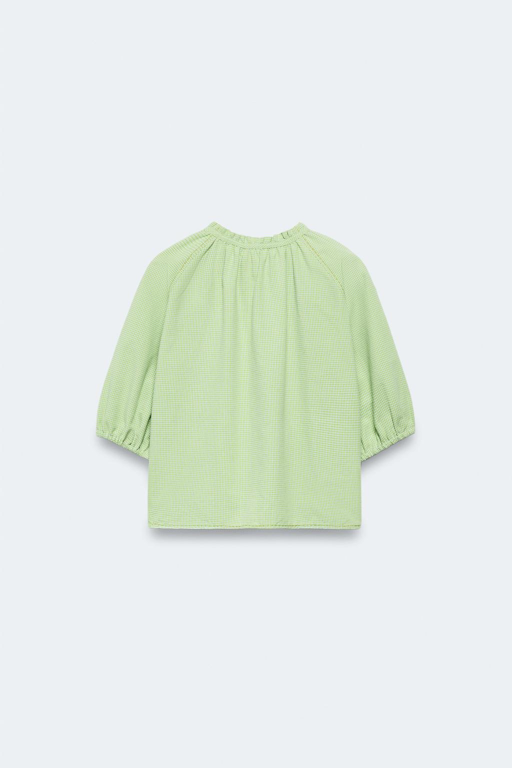 Блуза в клетку (возраст 2-14) / лимитированное издание