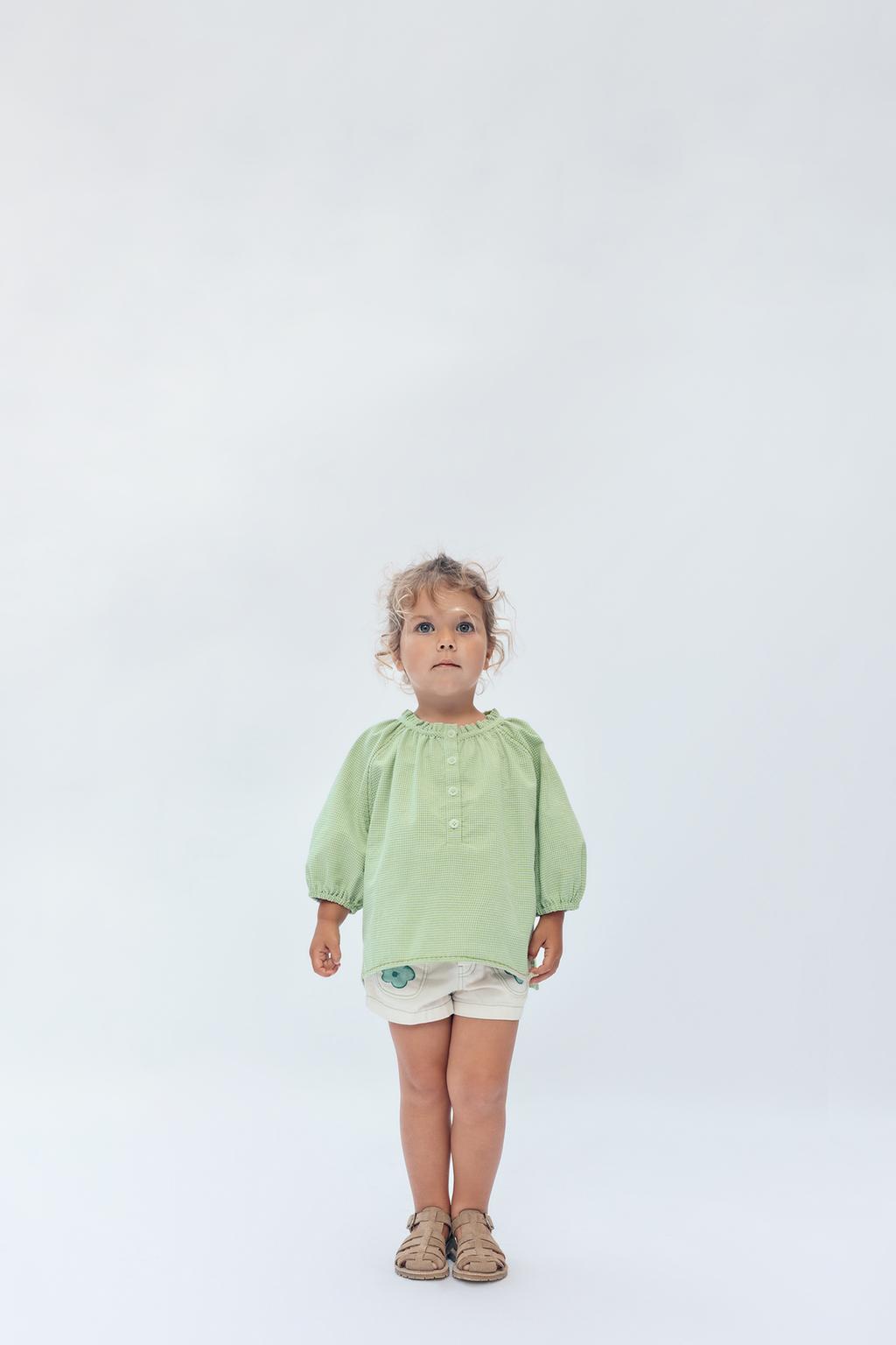 Блуза в клетку (возраст 2-14) / лимитированное издание