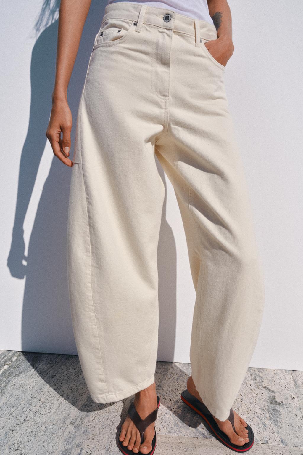 ДЖИНСЫ ZW COLLECTION ANKLE BALLOON СО СРЕДНЕЙ ПОСАДКОЙ