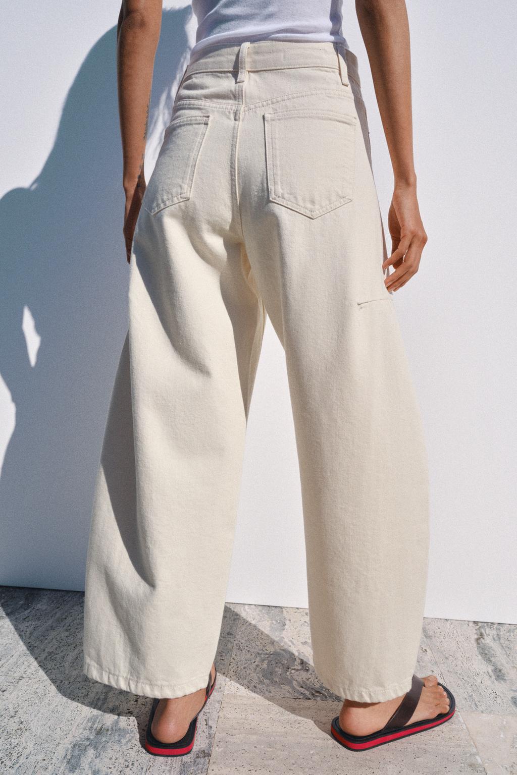 ДЖИНСЫ ZW COLLECTION ANKLE BALLOON СО СРЕДНЕЙ ПОСАДКОЙ