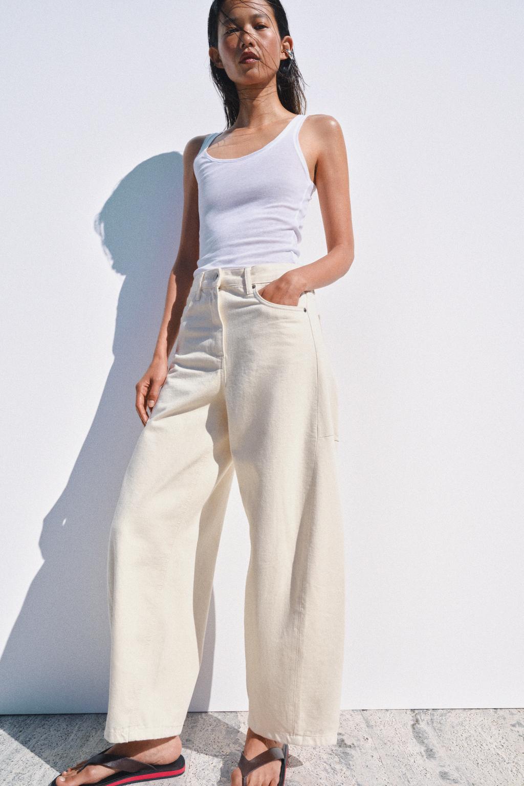 ДЖИНСЫ ZW COLLECTION ANKLE BALLOON СО СРЕДНЕЙ ПОСАДКОЙ