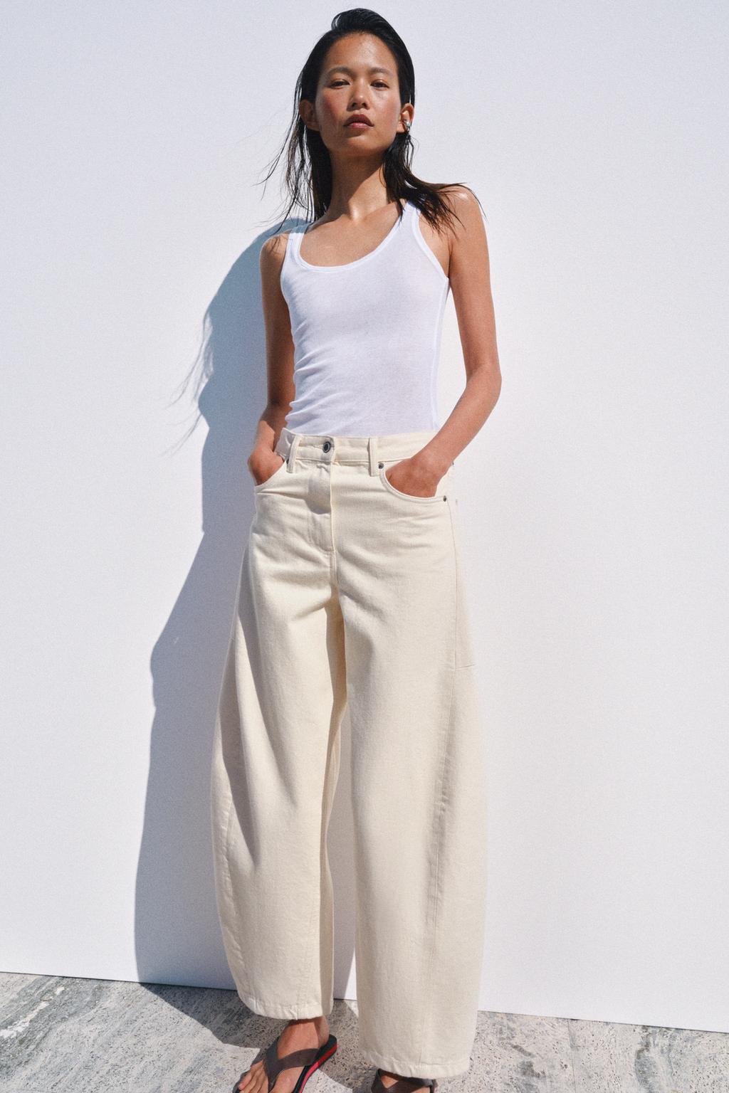 ДЖИНСЫ ZW COLLECTION ANKLE BALLOON СО СРЕДНЕЙ ПОСАДКОЙ