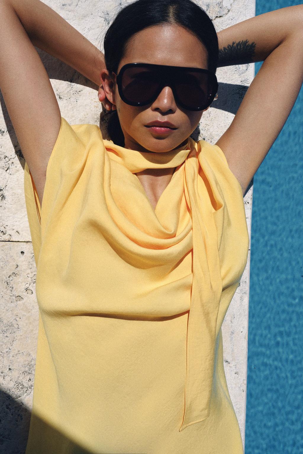 ПЛАТЬЕ МИДИ СВОБОДНОГО КРОЯ — ZW COLLECTION