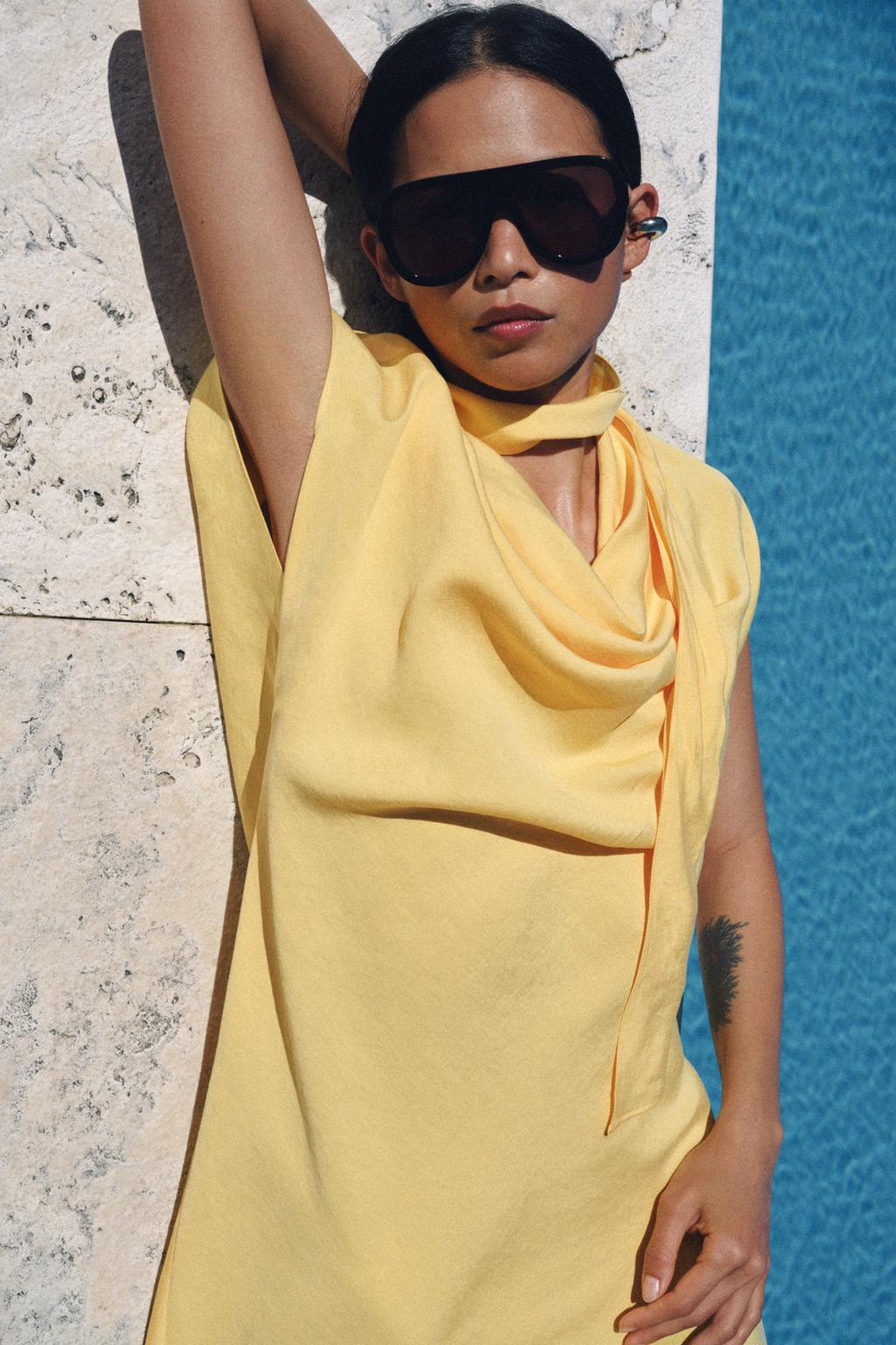 ПЛАТЬЕ МИДИ СВОБОДНОГО КРОЯ — ZW COLLECTION