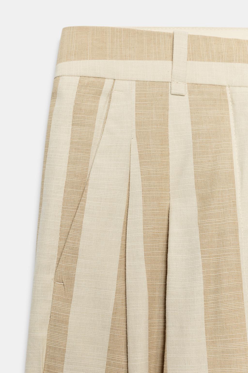 ШИРОКИЕ БРЮКИ В ПОЛОСКУ — ZW COLLECTION