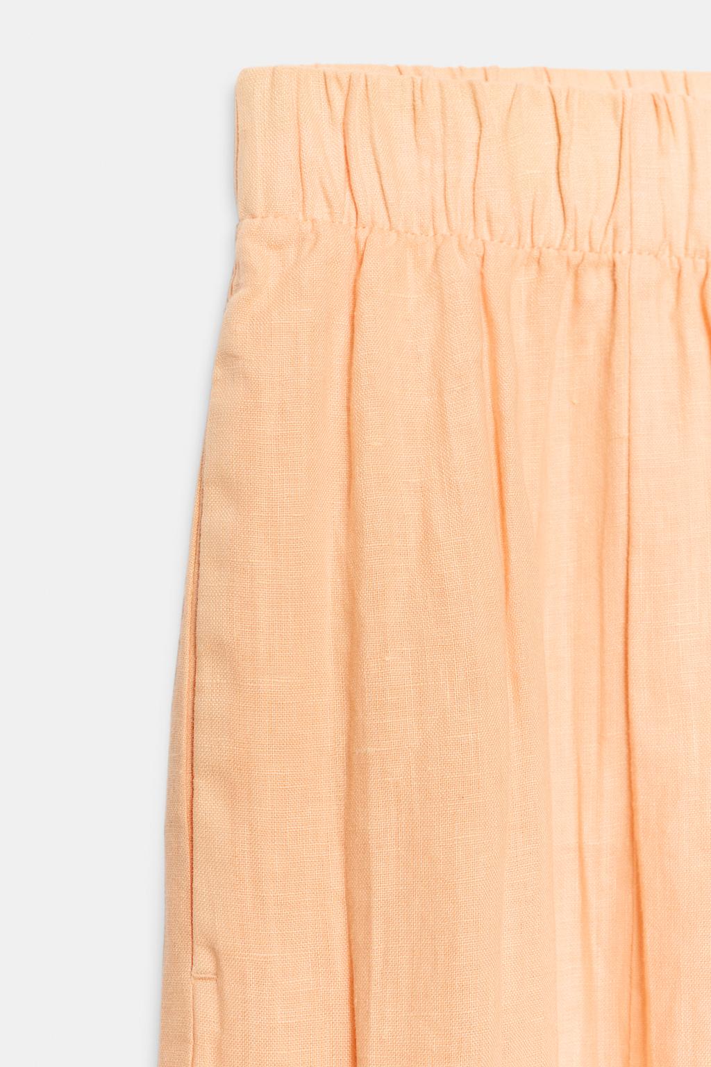 БРЮКИ BARREL ИЗ ЛЬНА — ZW COLLECTION