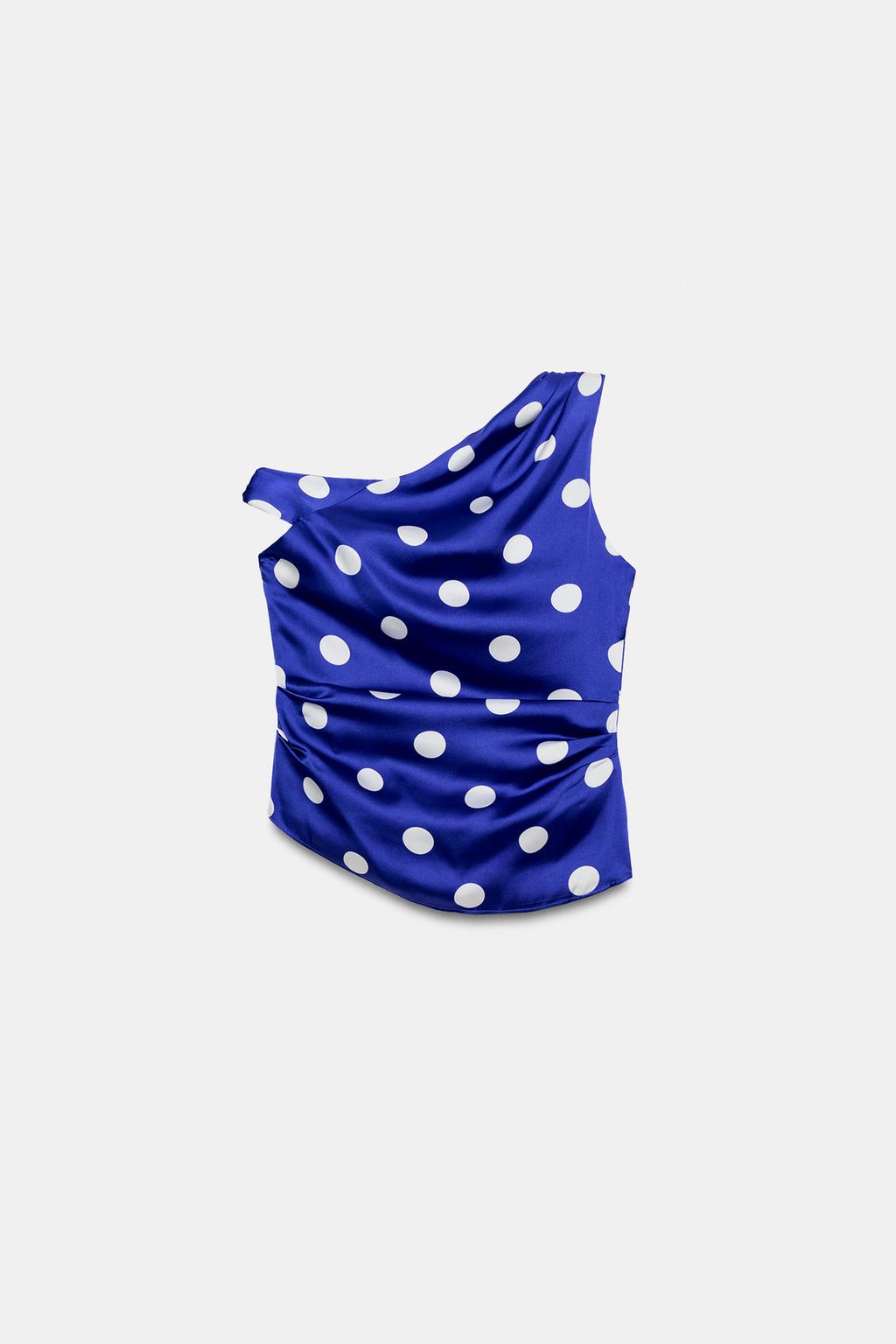 ТОП В ГОРОШЕК С БАНТОМ