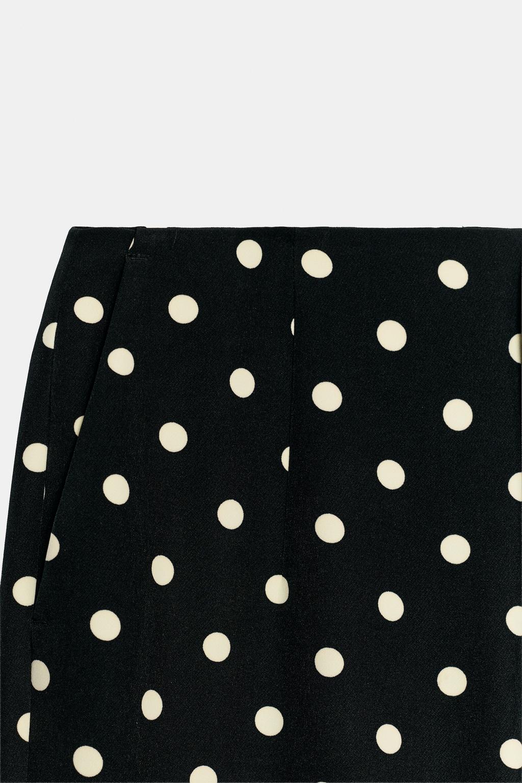 БРЮКИ FLARE В ГОРОШЕК