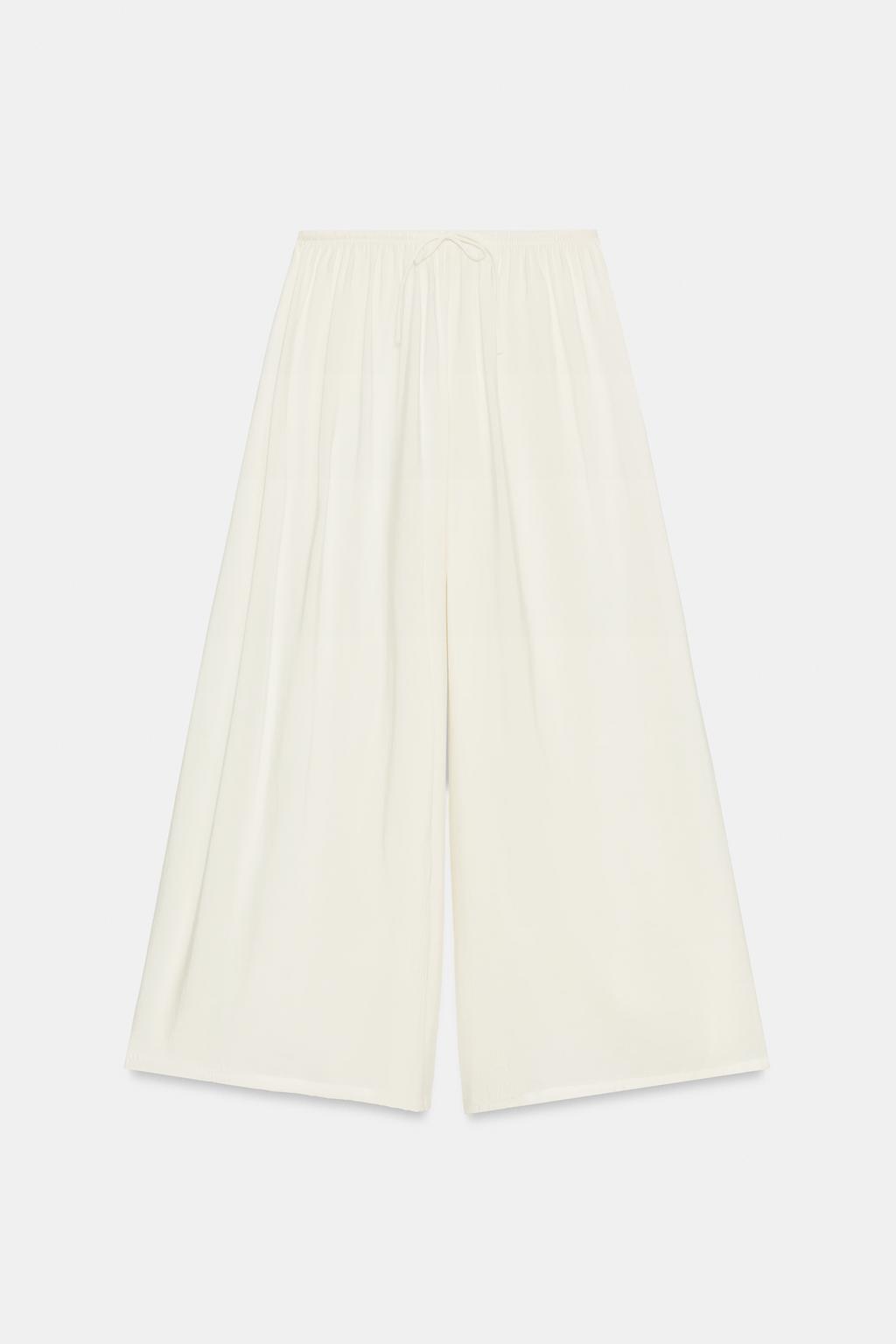 БРЮКИ ПАЛАЦЦО НА ШНУРКЕ