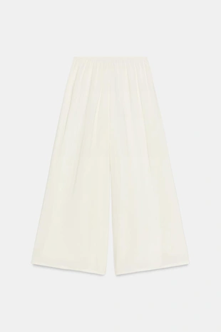 Брюки палаццо на шнурке