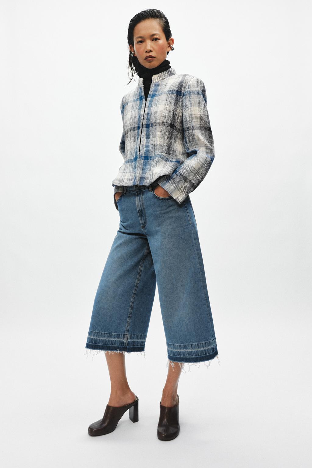 ШИРОКИЕ ДЖИНСОВЫЕ ШОРТЫ — ZW COLLECTION