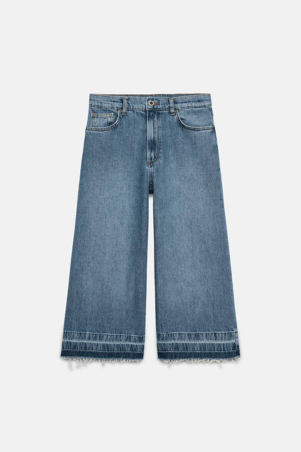 ШИРОКИЕ ДЖИНСОВЫЕ ШОРТЫ — ZW COLLECTION