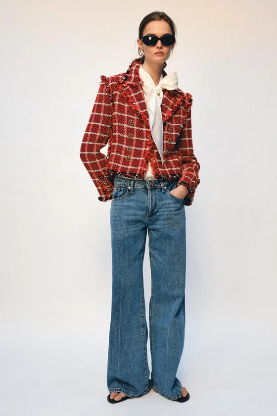 ТЕКСТУРНЫЙ БЛЕЙЗЕР коллекция Zara «ZW»