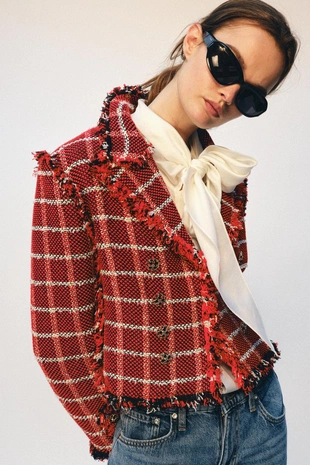 Текстурный блейзер Zw Collection- Заказать в России