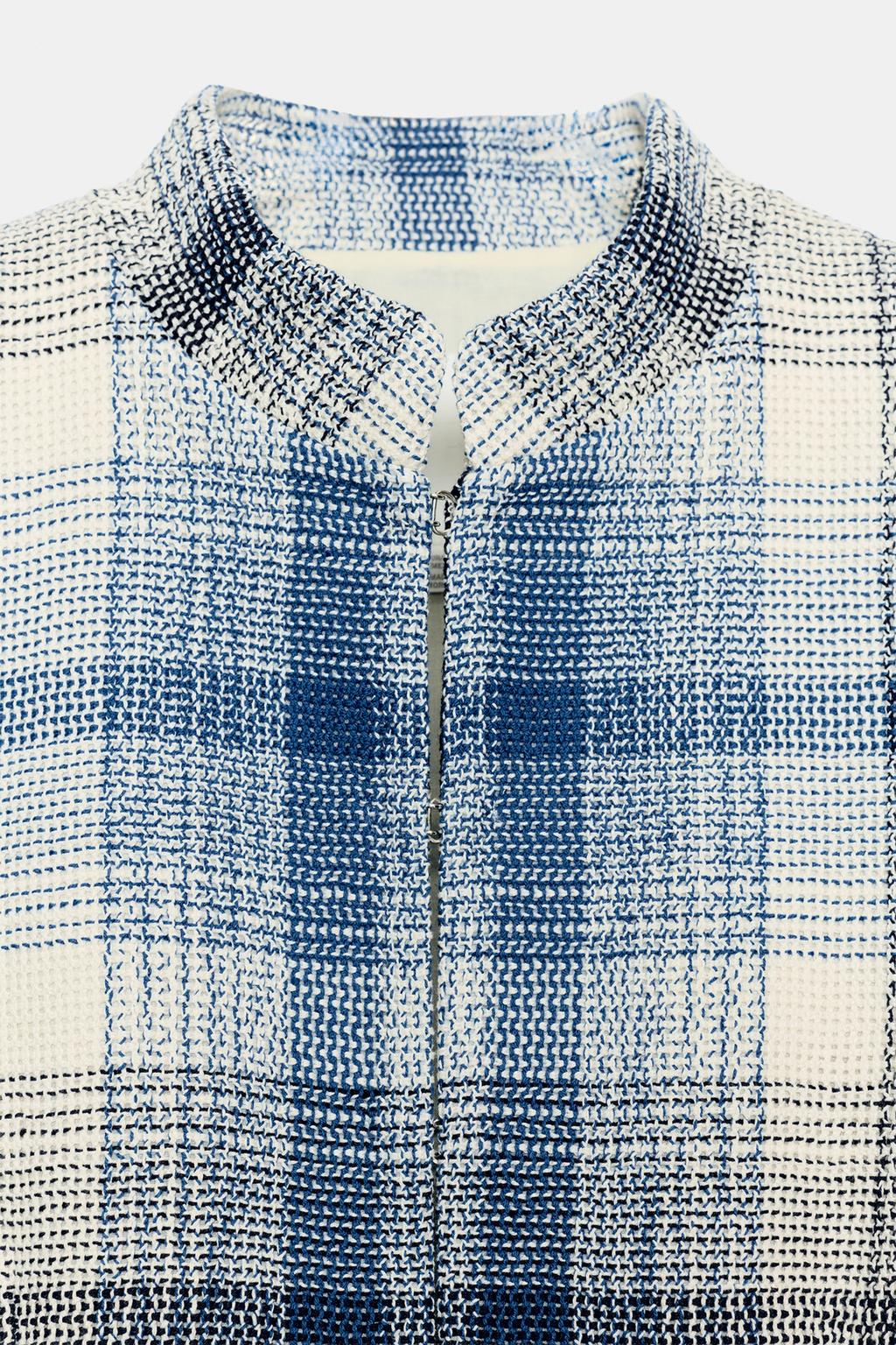 БЛЕЙЗЕР С БАСКОЙ ИЗ ТЕКСТУРНОЙ ТКАНИ — ZW COLLECTION