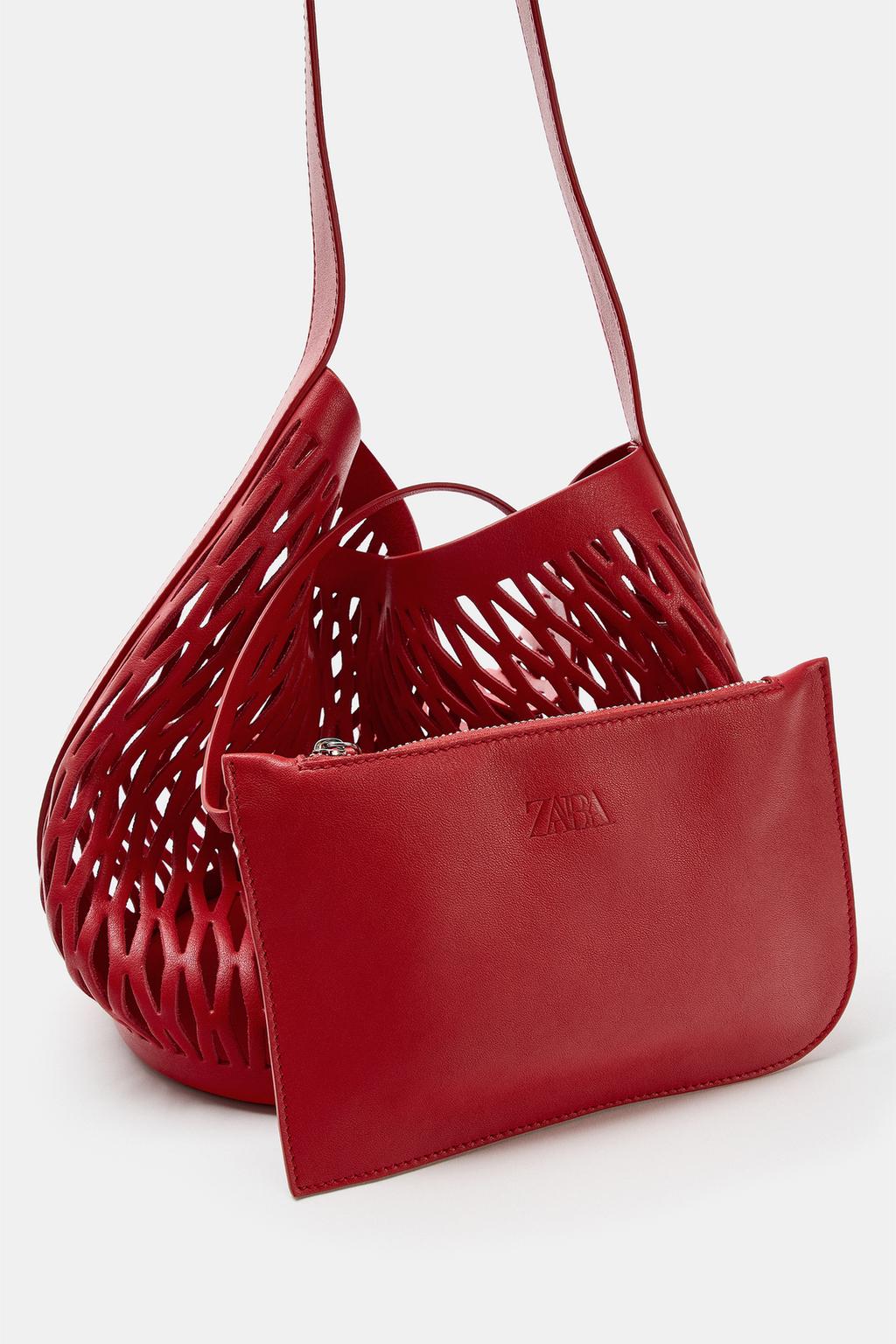 КОЖАНАЯ СУМКА С ПЕРФОРАЦИЕЙ