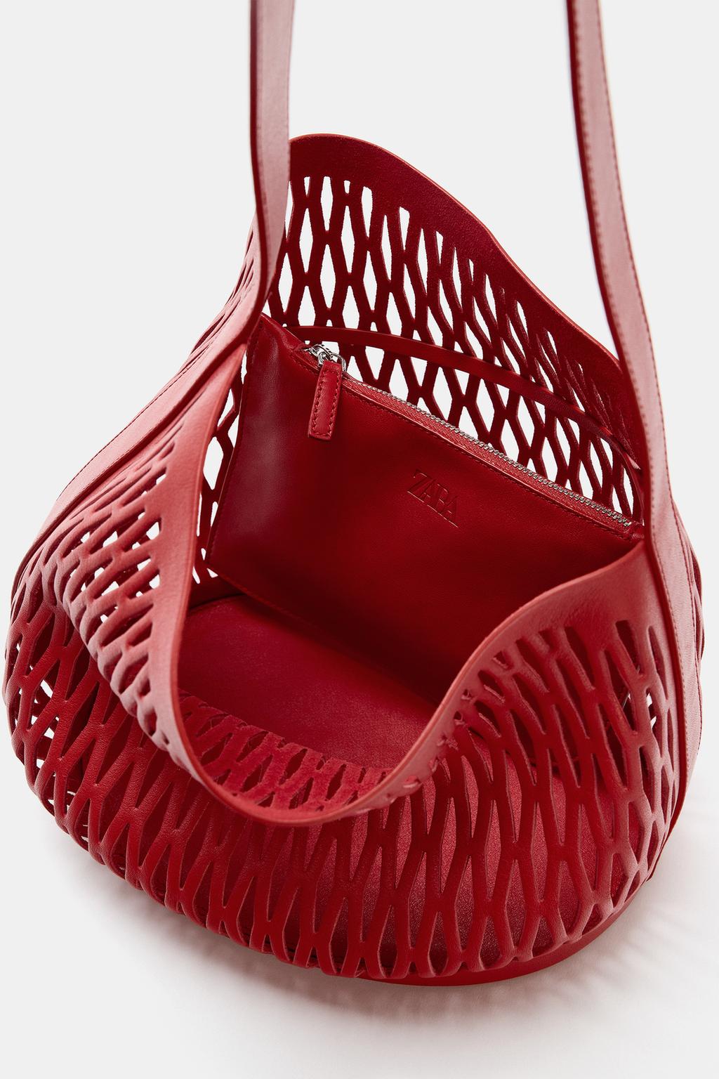 КОЖАНАЯ СУМКА С ПЕРФОРАЦИЕЙ