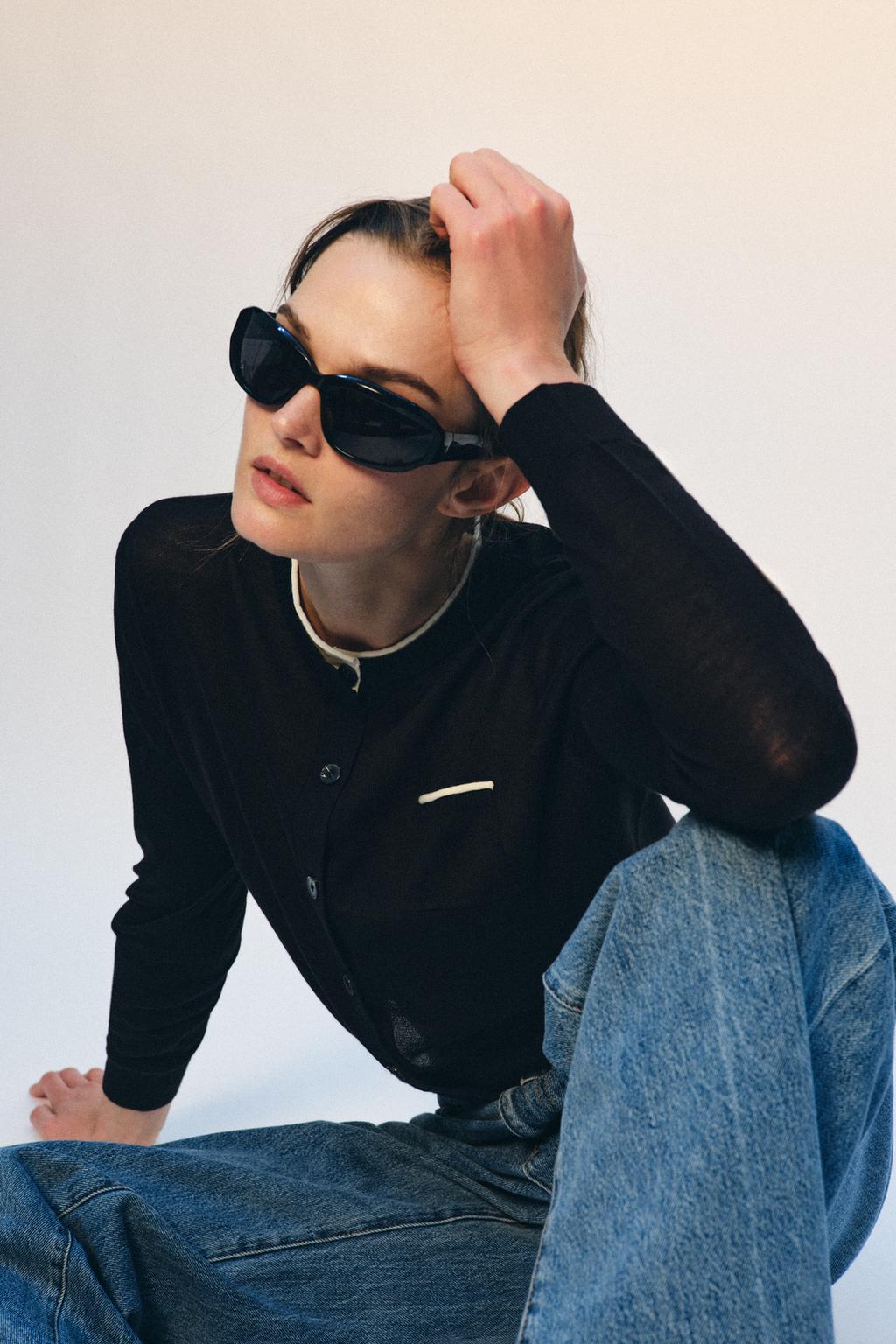 КОМБИНИРОВАННЫЙ КАРДИГАН