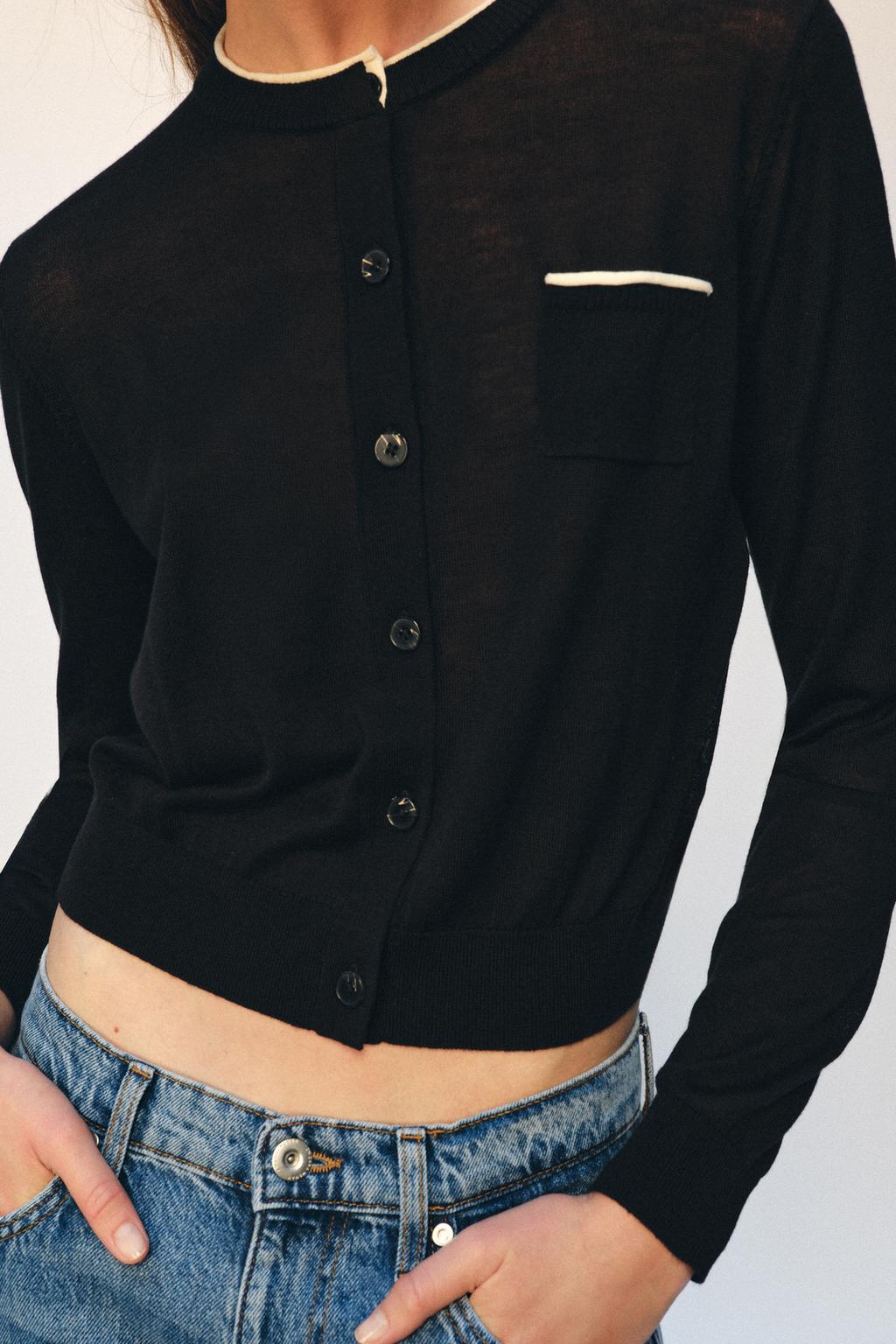 КОМБИНИРОВАННЫЙ КАРДИГАН