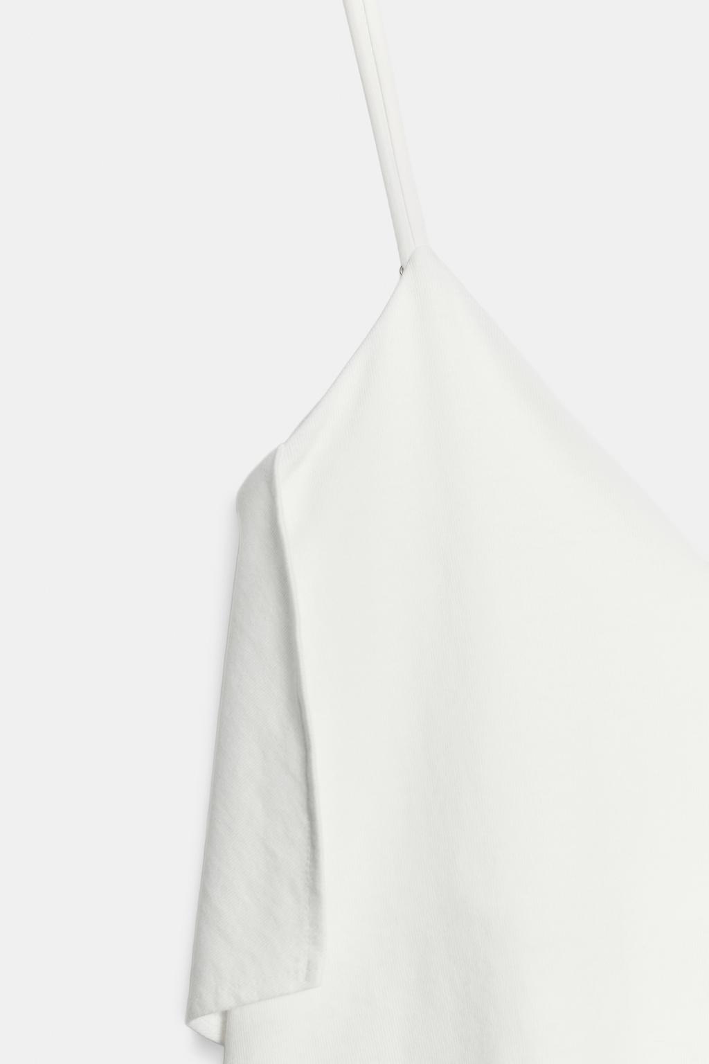 ТОП АСИММЕТРИЧНОГО КРОЯ ИЗ ПЛОТНОГО ХЛОПКА